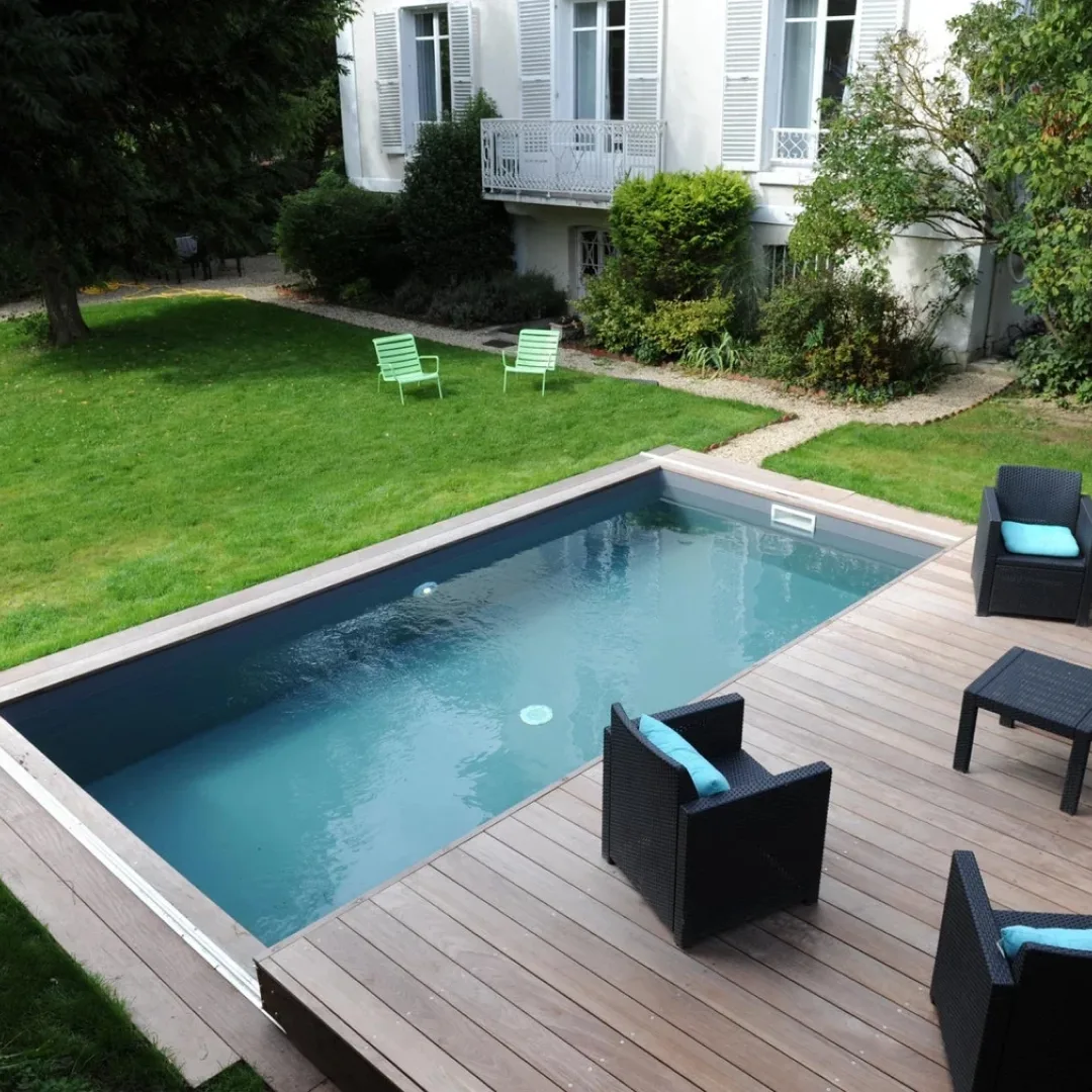 Раздвижная терраса для бассейна в Кисловодске