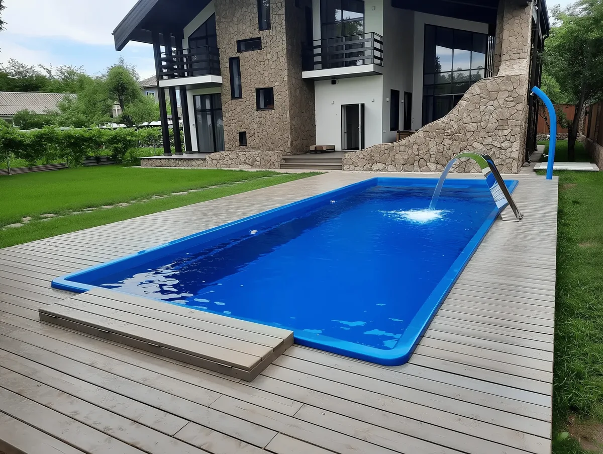 Композитный бассейн Laguna 9 — вид сверху в Кисловодске