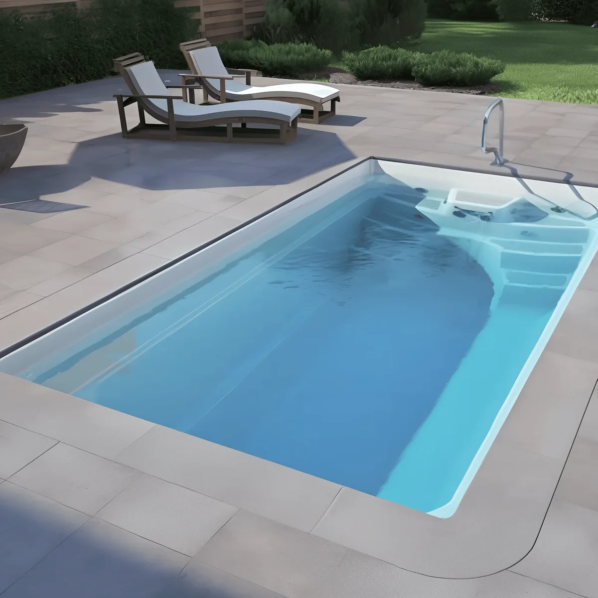 Композитный бассейн Laguna 5 — вид сверху в Кисловодске